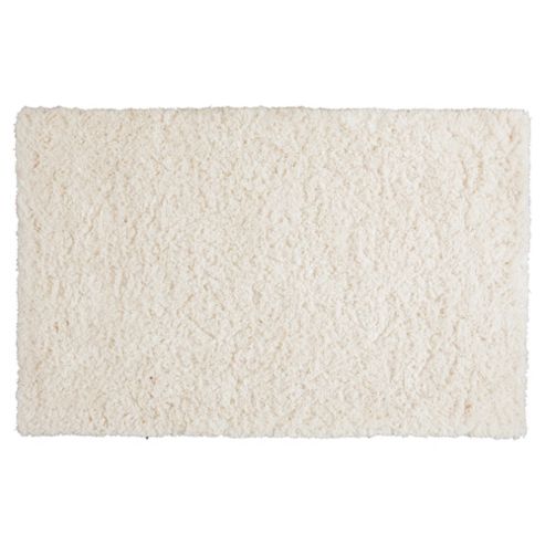 Image of Tesco Soft Shaggy Rug 70 X 130cm, Cream