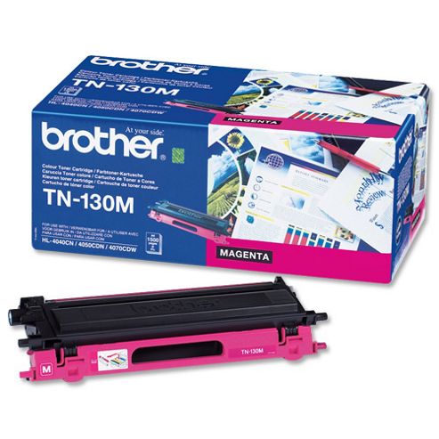 Image of Brother Tn130m Printer Toner Cartridge - Magenta