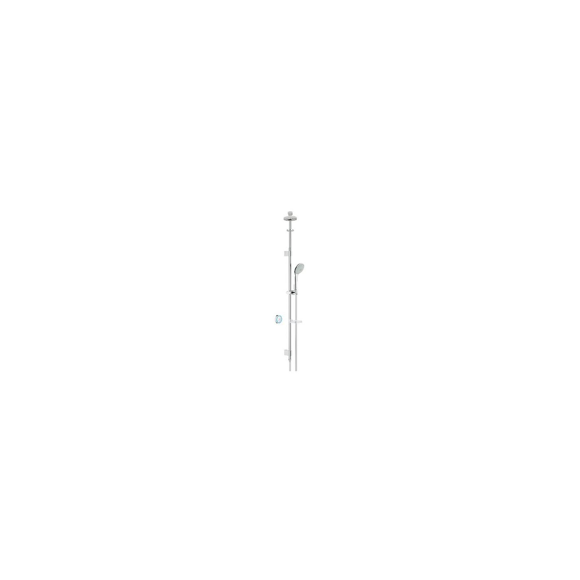Grohe Euphoria Pumped Digital Mixer Shower, Ceiling Fed, Adjustable Kit, Chrome at Tesco Direct