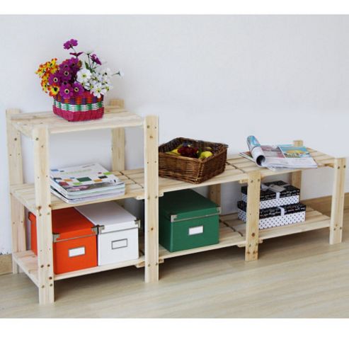Image of Techstyle Two Tier Stepped Storage Shelf