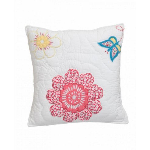 Image of Daisy Floral Children's Quilted Cushion