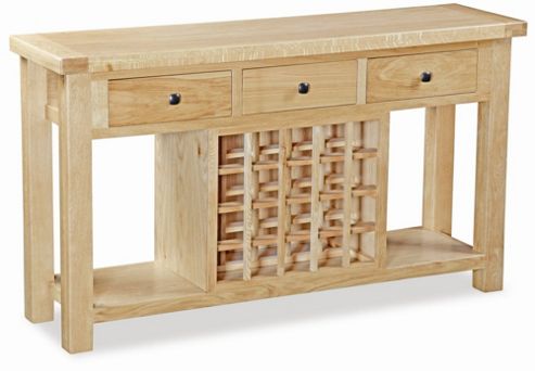 Image of Alterton Furniture Chatsworth Console With Wine Rack