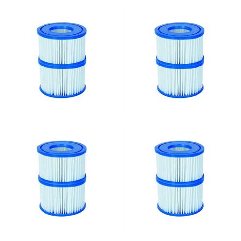Image of Filter Cartridge Vi For Lay-z-spa Miami, Vegas, Monaco 4x Twin Pack