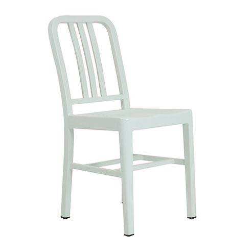 Image of Navy Chair Style 1006 White