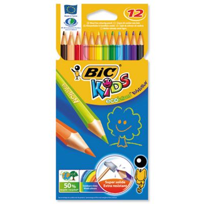 BIC Kids Colouring Pencils 12 Pack 