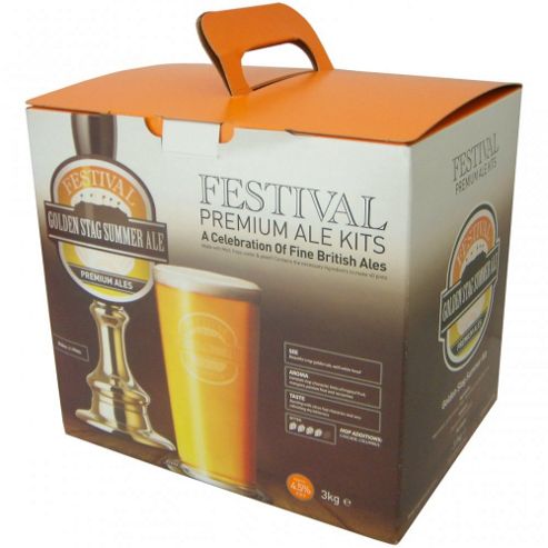 Image of Festival 40 Pint Home Brew Beer Kit - Golden Stag Ale