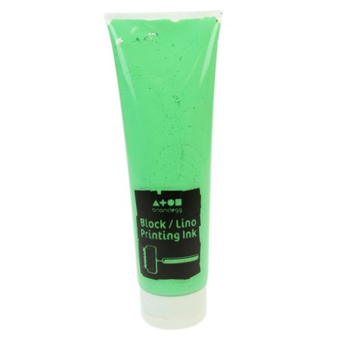 Image of Block Printing Ink Fluor Green 300 Ml
