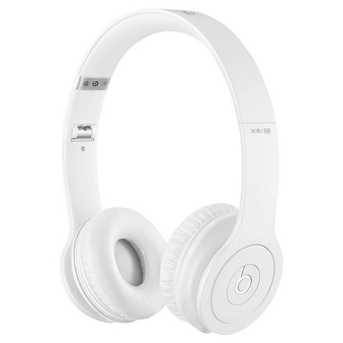 Image of Beats By Dr Dre Solo Hd Over-the-ear Overhead Headphones , Monochromatic White