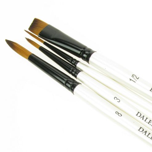 Image of Daler Simply All Purpose Brush Set - Magenta Wallet 21