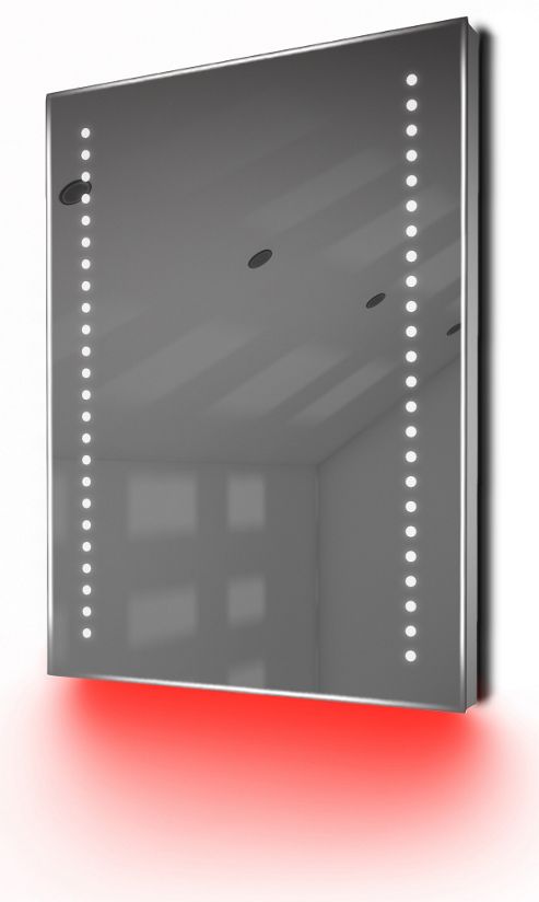 Image of Bathroom Shaver Mirror With Underlighting, Bluetooth, Demist & Sensor K59sraud