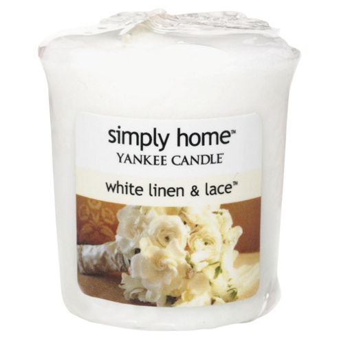 Image of Yankee Candle Votive, White Linen & Lace