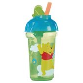 Winnie Blue Click Lock Flip Straw Cup