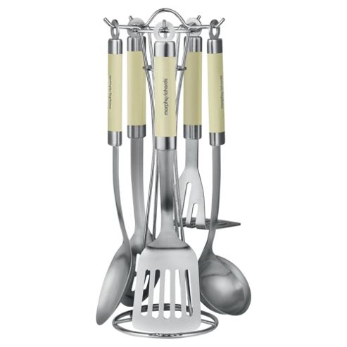 Image of Morphy Richards Accents Utensil Set, 5 Piece, Cream