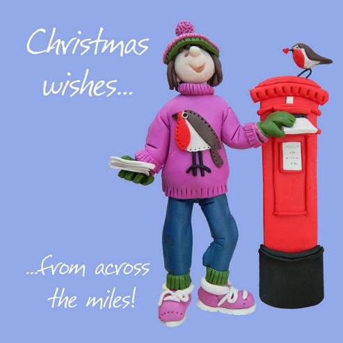 Image of Holy Mackerel Across The Miles Greetings Card