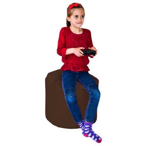 Image of Valufurniture Classic Barrel Brown Bean Bag