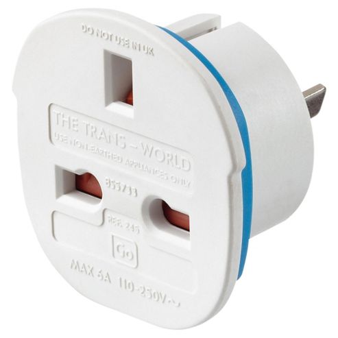 Image of Go Travel Uk To Americas Trans-world Travel Adaptor Plug