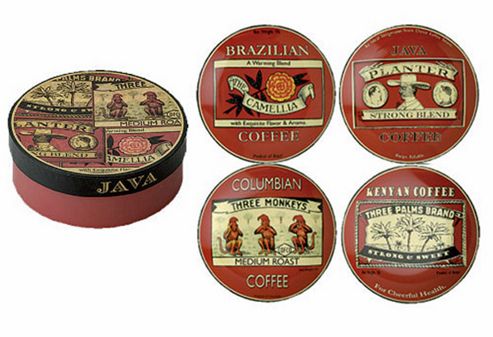 Image of Bia Cordon Bleu Red Label Coffee Coasters, Set Of 4