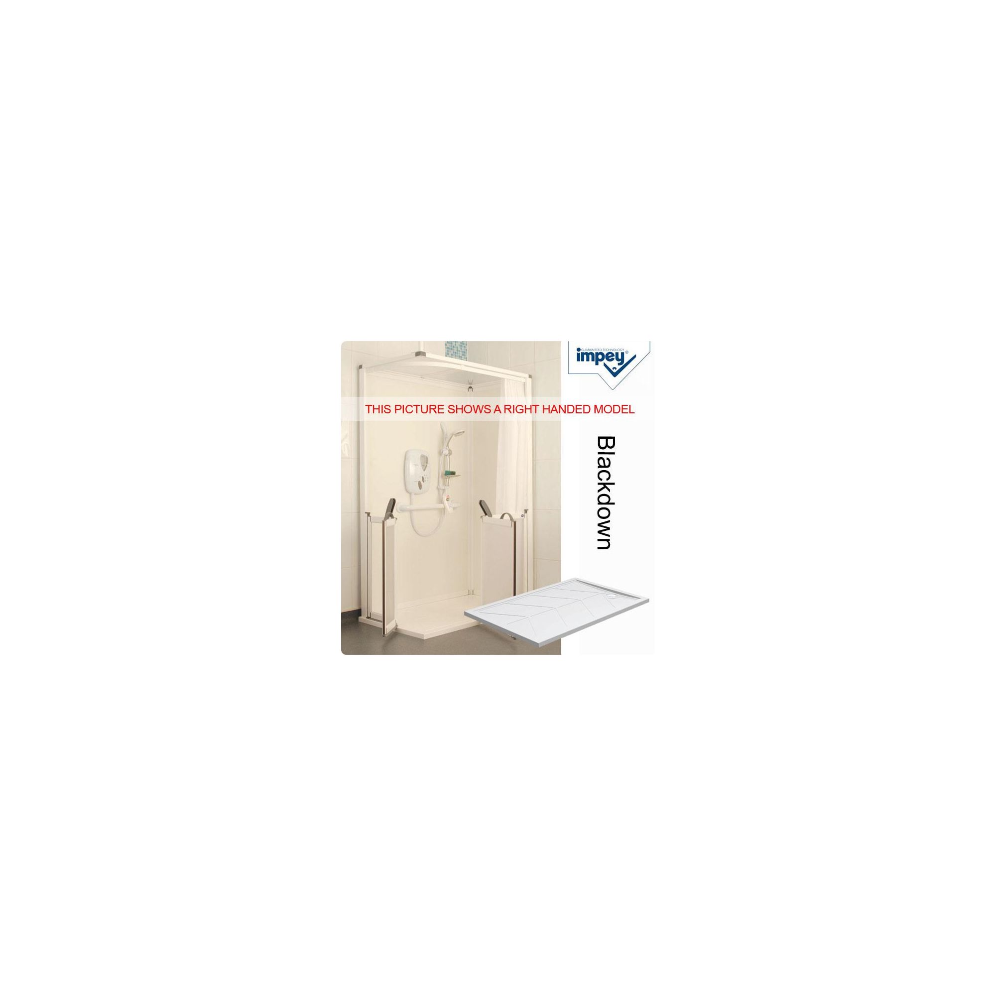 Impey Impress Swift-Fit Shower Cubicle with Blackdown Shower Tray at Tesco Direct