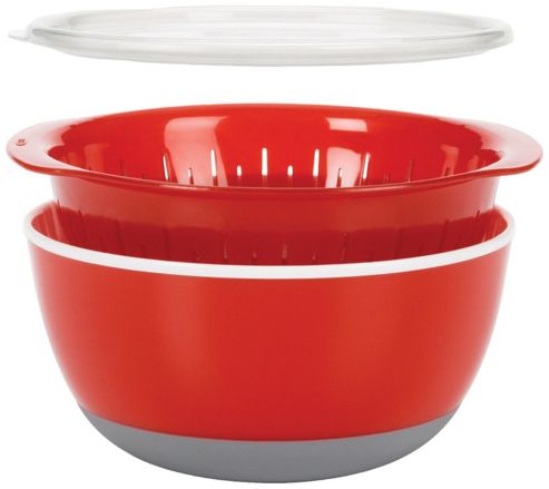 Image of Oxo Good Grips 3 Piece Berry Bowl And Colander Set