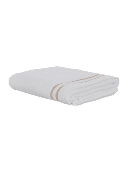 Image of Luxury Hotel Collection Weft Insert Bath Sheet Mushroom