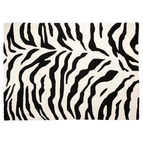 Image of Zanizibar Rug 80 X 150cm, Black/white