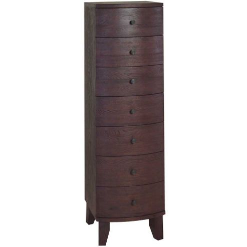 Image of Ultimum Riviera Dark Oak 7 Drawer Slimboy