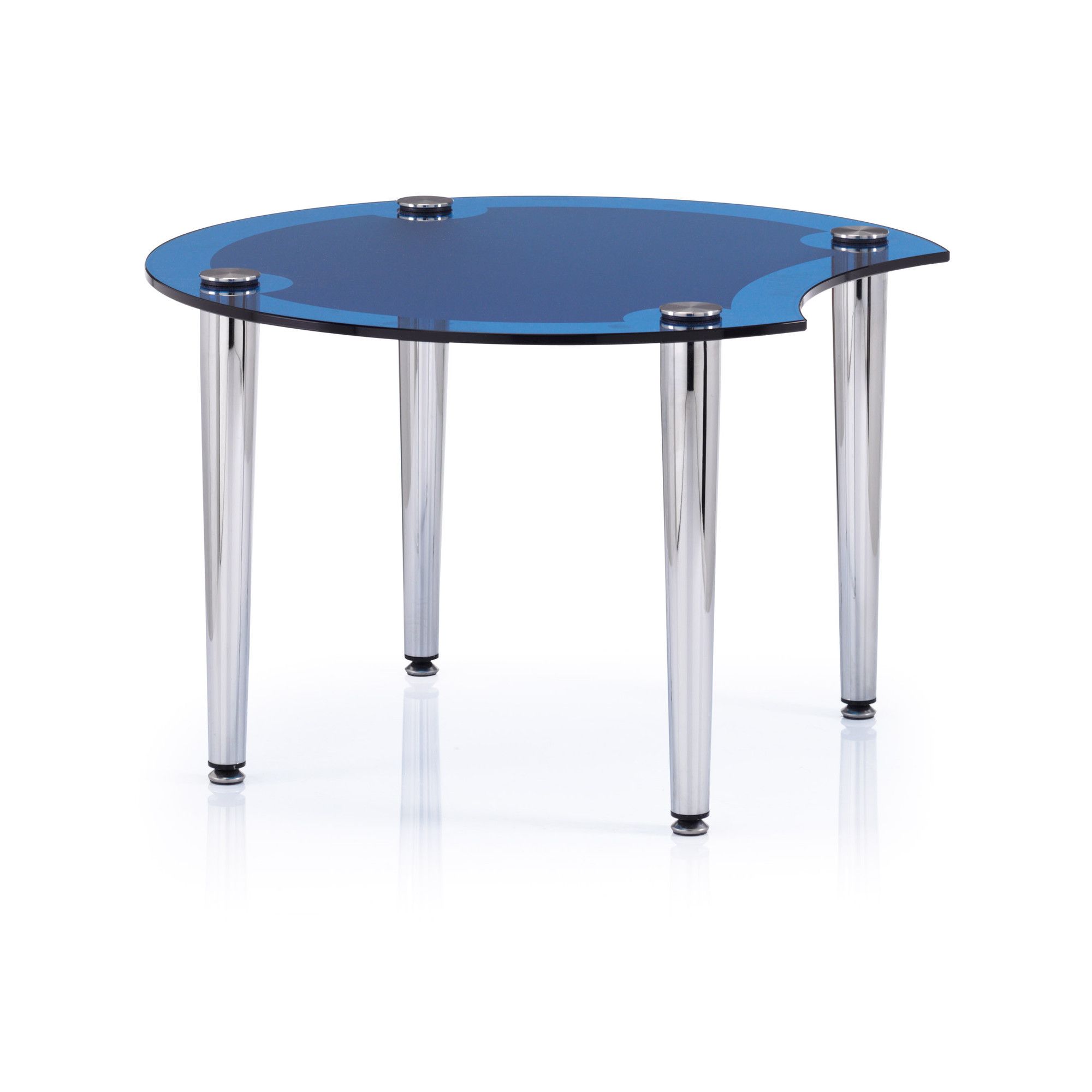 Ocee Design Casino End Table - Blue at Tesco Direct