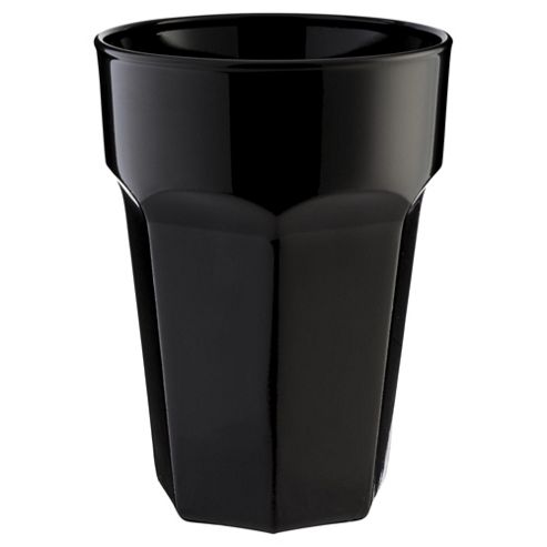 Image of Basics Opaque Soda Glass, Black
