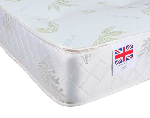 Image of Ultimum Somalo Bonnell Aloe Vera Small Double 4 0 Mattress