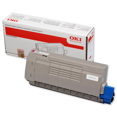 Image of Oki Magenta Toner Cartridge For C711 A4 Colour Laser Printers (yield 11500 Pages)