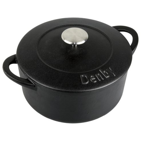 Image of Denby Ceramic Casserole Dish, Black