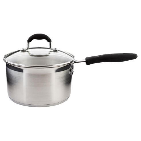 Image of Tesco Stainless Steel 18cm Saucepan