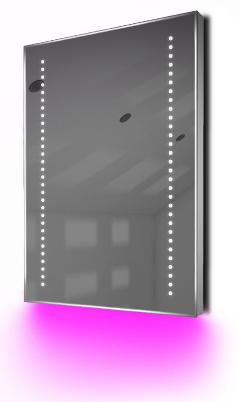 Image of Ambient Ultra-slim Led Bathroom Mirror With Demister Pad & Sensor K10p