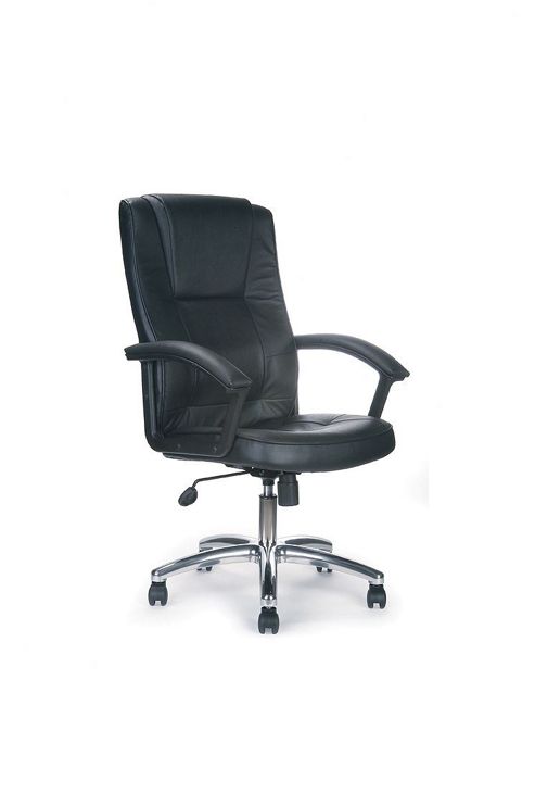 Image of Enduro High Back Executive With Polished Alloy Base In Black