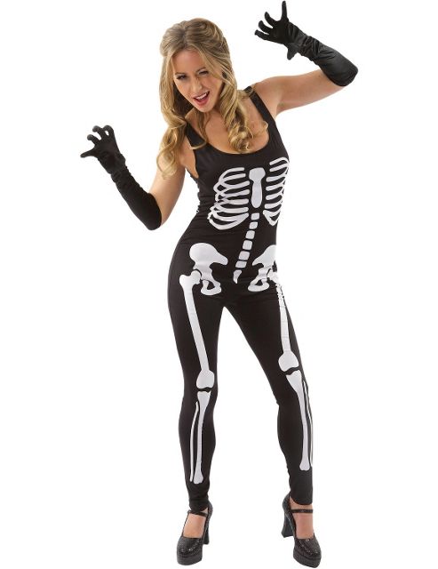 Image of Skeleton Jumpsuit (black) Large