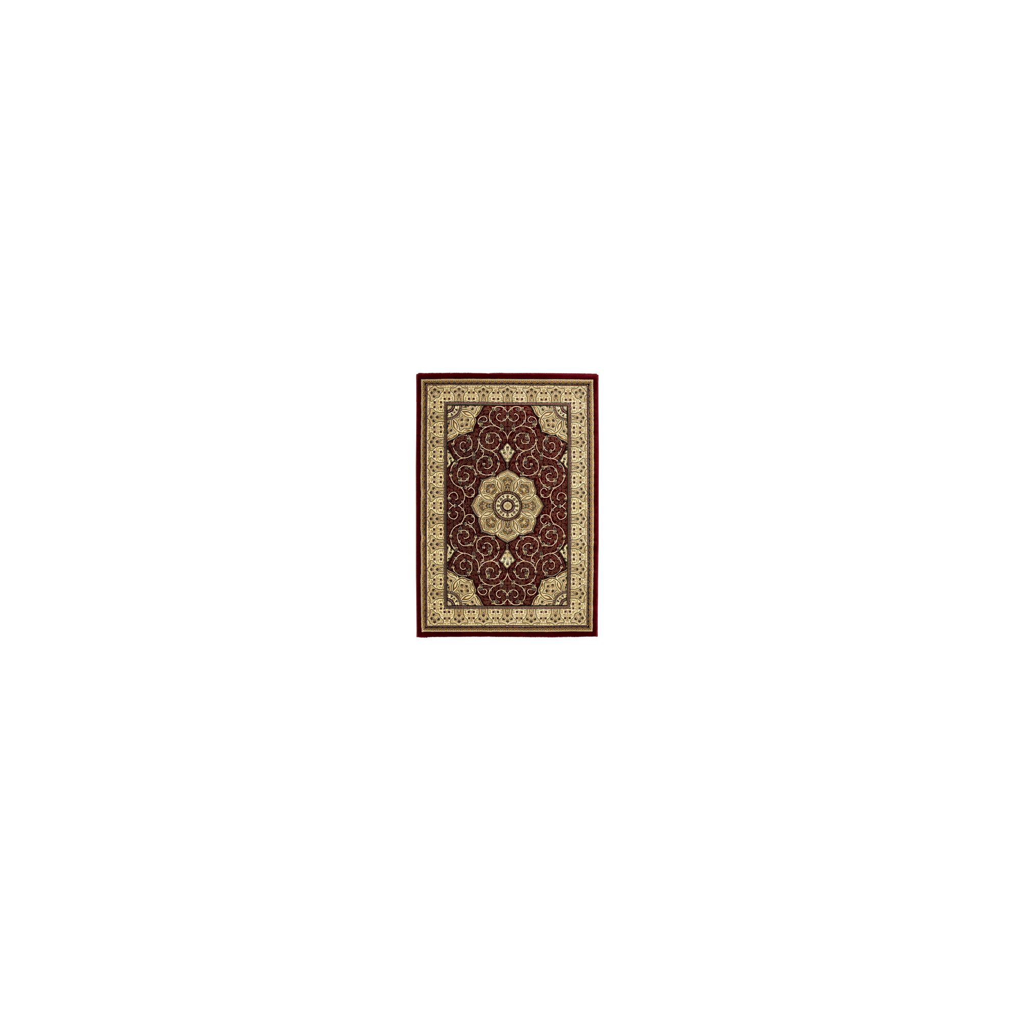 Oriental Carpets & Rugs Heritage 4400 Red Rug - 280cm x 380cm at Tesco Direct