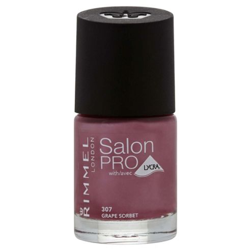 Image of Rimmel London Salon Pro With Lycra Nail Polish 307 Grape Sorbet
