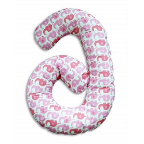 Image of By Carla Cuddle Me Pillow (pink Elephant)