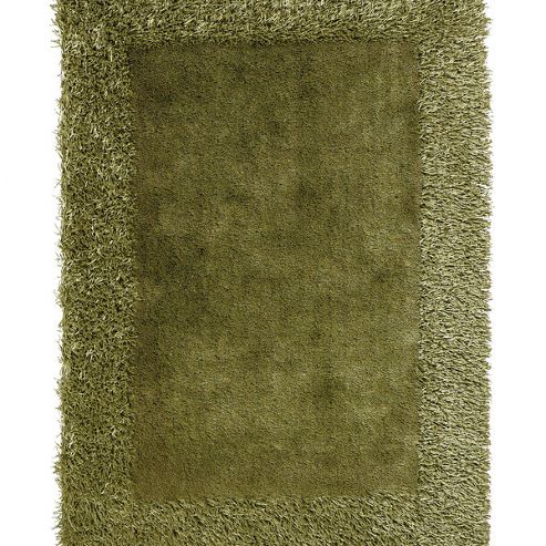 Image of Oriental Carpets & Rugs Sable 2 Green Tufted Rug - 150cm L X 90cm W