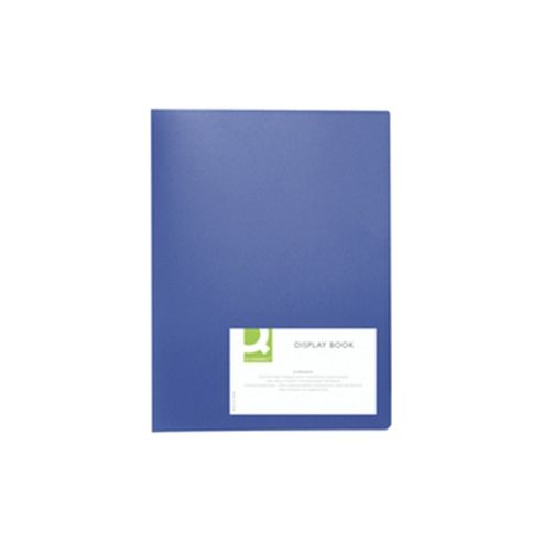 Image of Q-connect Display Book 10-pocket Blue