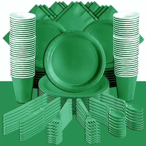 Image of Festive Green Party Pack For 100