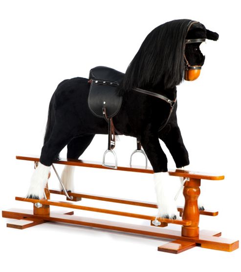 Image of Large Black Rocking Horse Shadow