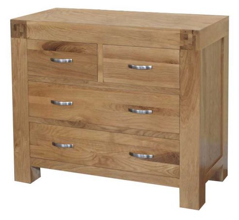 Image of Ametis Santana Blonde Oak Drawer Chest