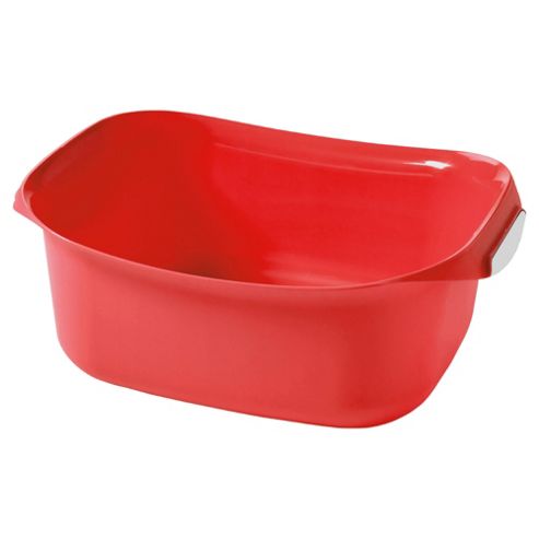Image of Tesco Red And White Bowl