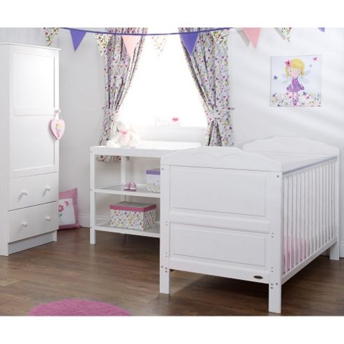 Image of Obaby Beverley 3 Piece Furniture Set (white)