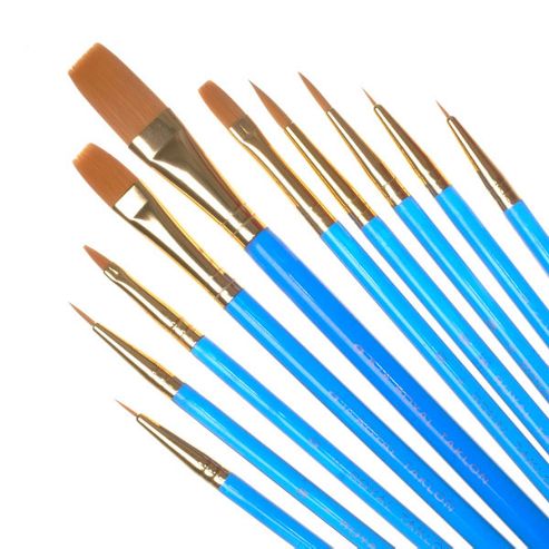 Image of Royal Brush Set Gld Tak 10 Pk