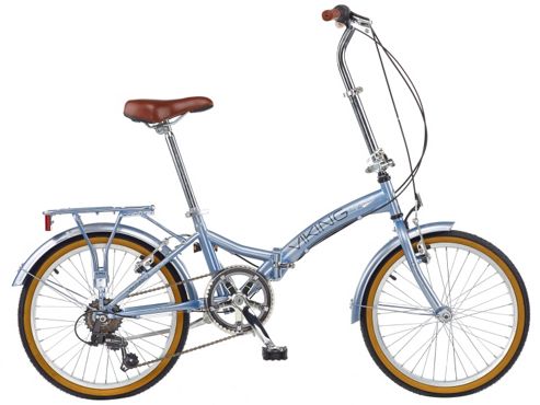 Image of 2015 Viking Easy Street 20" Wheel 6 Speed Folding Bike Blue