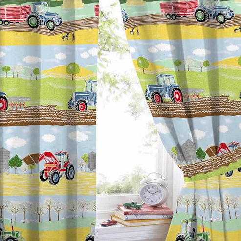 Image of Field Days Curtains 72s - Multi