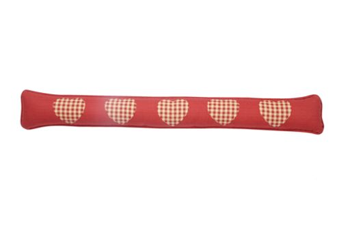 Image of Woven Magic Country York Mini Plaid Red Draught Excluder