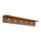 Safco Six Hook Contempo Wood Coat Rack